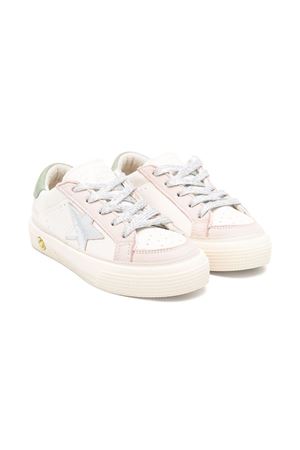 sneakers in pelle bianco GOLDEN GOOSE KIDS | GYF00496F00676912153